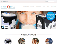 Tablet Screenshot of coldsell.com